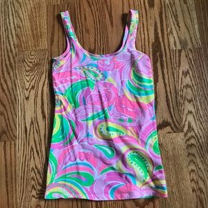 Lilly Pulitzer Tabbie tank top All Nighter XS 00